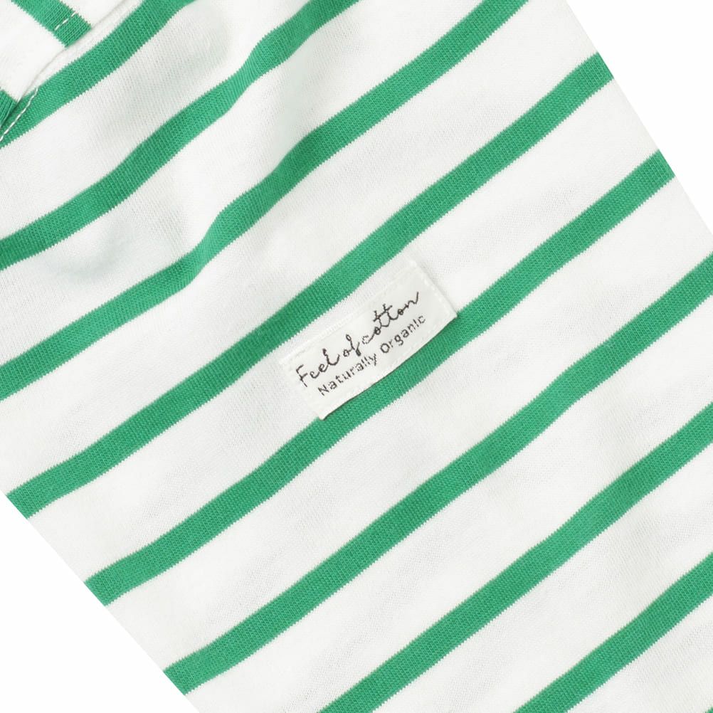 ORGABITS ボーダーロングスリーブTシャツ キッズ メール便 対応商品商品サムネイル-17