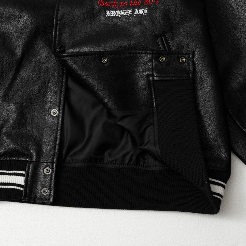 [期間限定価格]【オンラインストア限定】BRONZE AGE Bロゴサガラスタジアムジャケット メンズ商品サムネイル-10