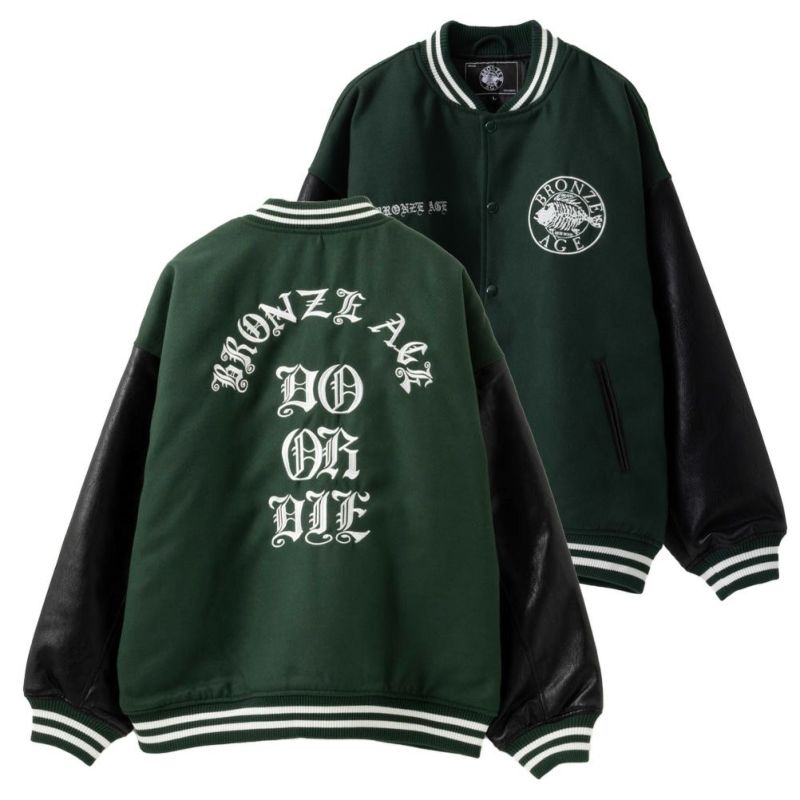 【オンラインストア限定】 BRONZE AGE メルトンスタジアムジャケット メンズ商品画像-2