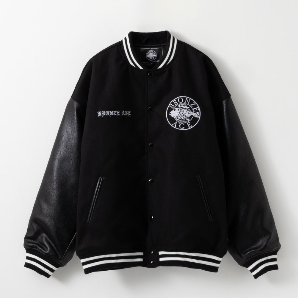 BRONZE AGE メルトンスタジアムジャケット メンズ