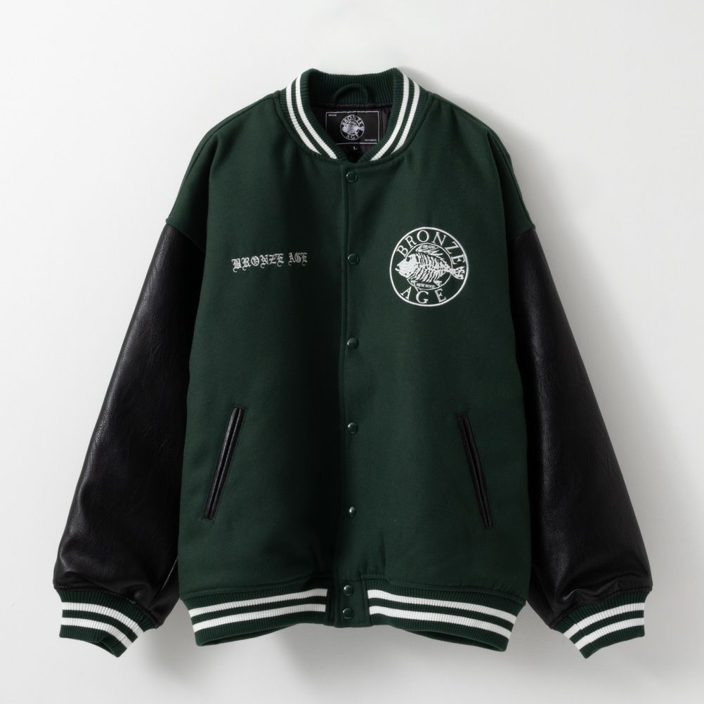 BRONZE AGE メルトンスタジアムジャケット メンズ
