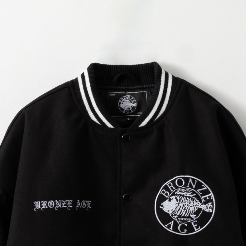 [期間限定価格]【オンラインストア限定】 BRONZE AGE メルトンスタジアムジャケット メンズ商品画像-7