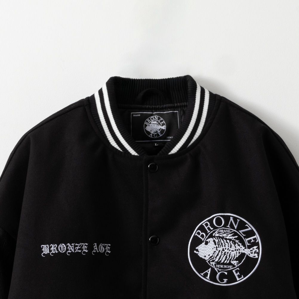 BRONZE AGE メルトンスタジアムジャケット メンズ