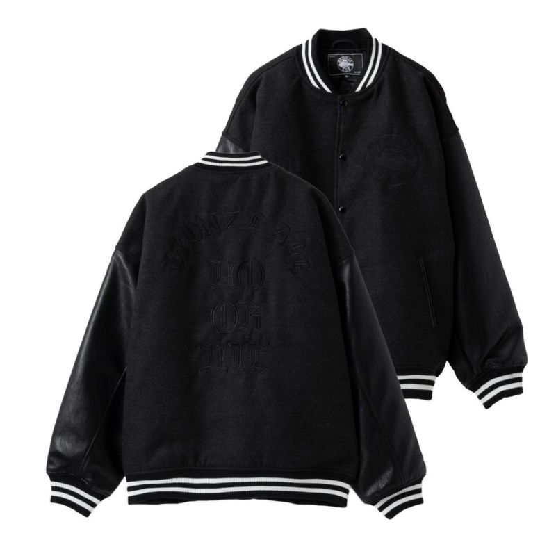 [期間限定価格]【オンラインストア限定】 BRONZE AGE メルトンスタジアムジャケット メンズ商品画像-1