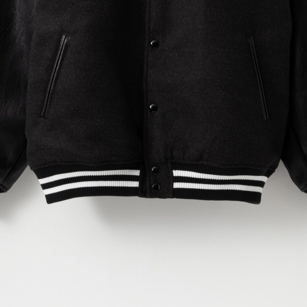 [期間限定価格]【オンラインストア限定】 BRONZE AGE メルトンスタジアムジャケット メンズ商品サムネイル-6