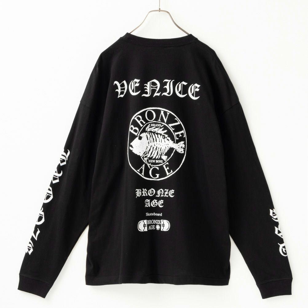 BRONZE AGE サークルロゴロングスリーブTシャツ メンズ