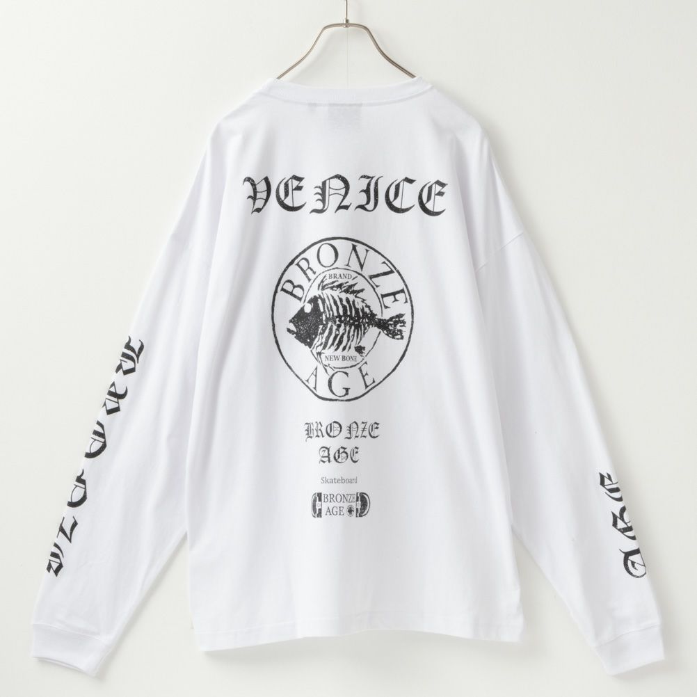 BRONZE AGE サークルロゴロングスリーブTシャツ メンズ