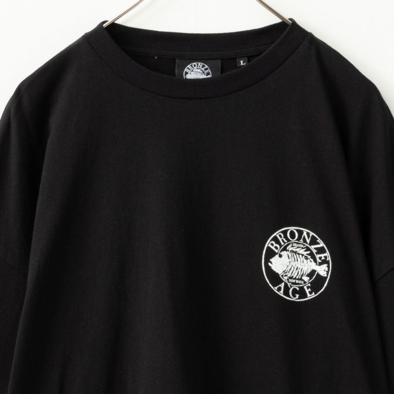 BRONZE AGE サークルロゴロングスリーブTシャツ メンズ