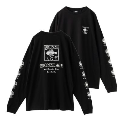 【オンラインストア限定】BRONZE AGE ボックスロゴロングスリーブTシャツ メンズ