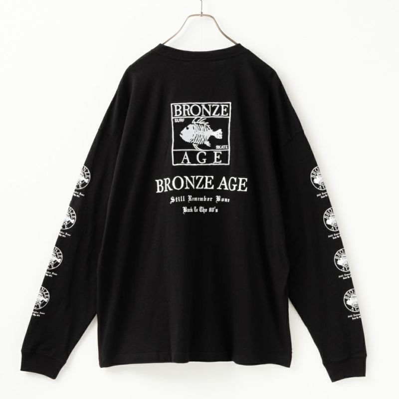 【オンラインストア限定】BRONZE AGE ボックスロゴロングスリーブTシャツ メンズ