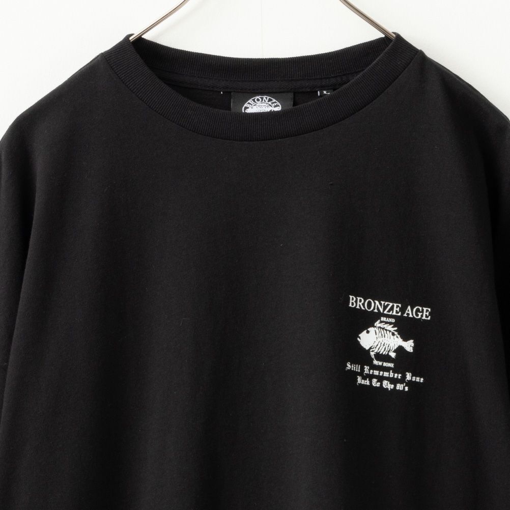 BRONZE AGE ボックスロゴロングスリーブTシャツ メンズ