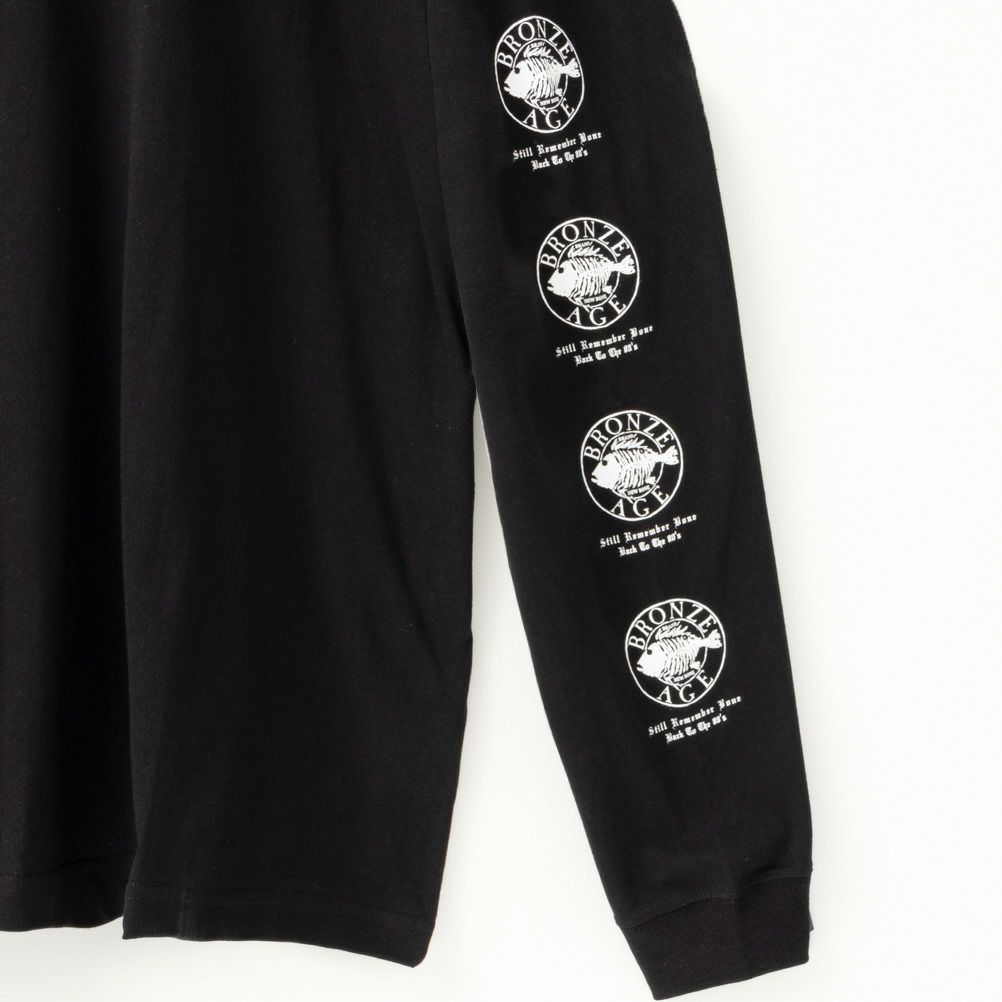 BRONZE AGE ボックスロゴロングスリーブTシャツ メンズ