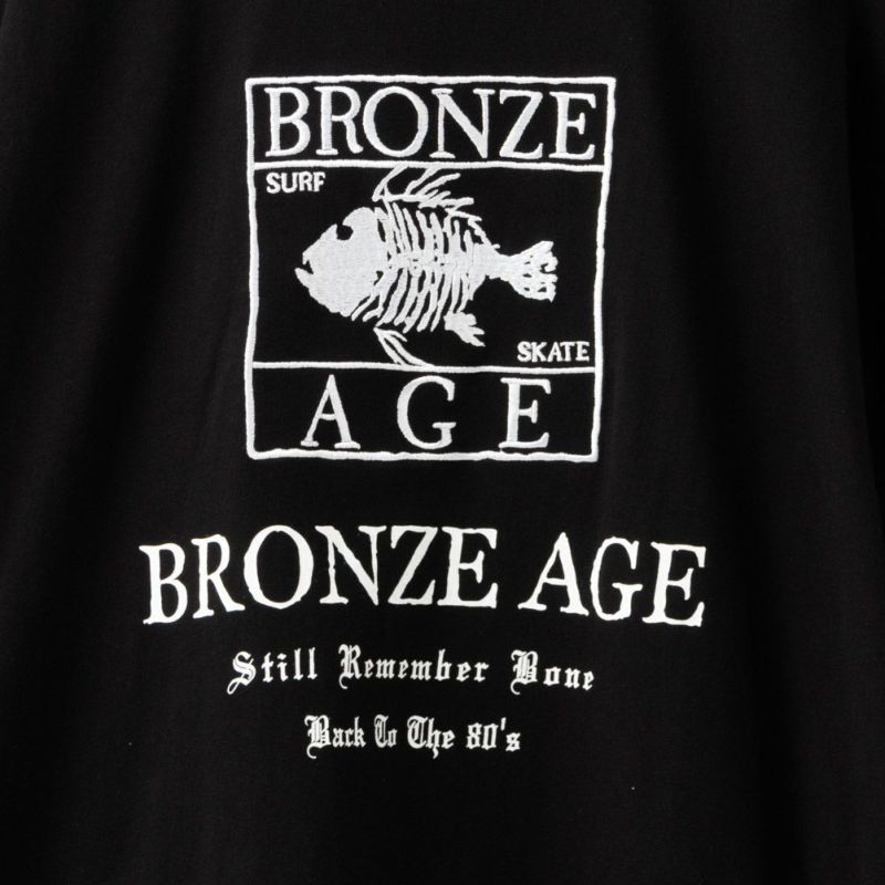 BRONZE AGE ボックスロゴロングスリーブTシャツ メンズ