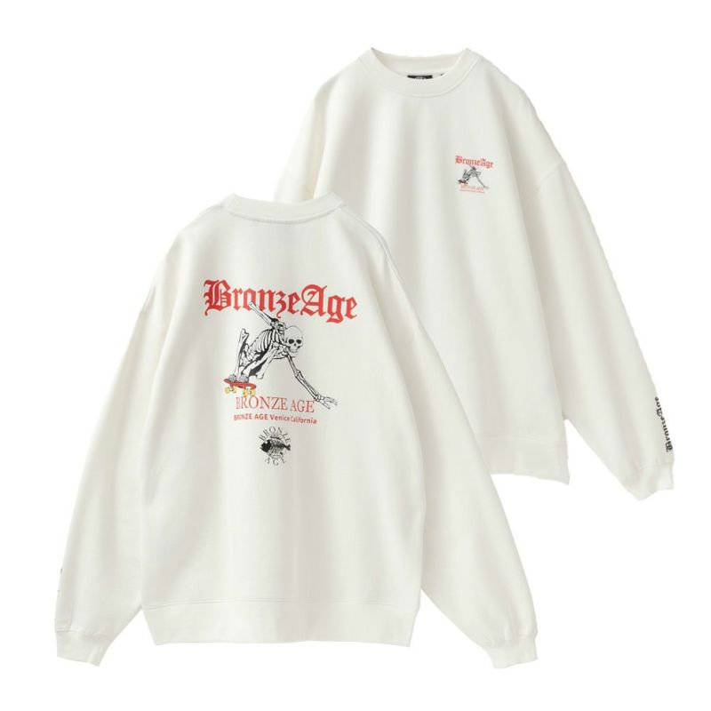 [期間限定価格]【オンラインストア限定】BRONZE AGE スカルビッグトレーナー メンズ商品画像-2