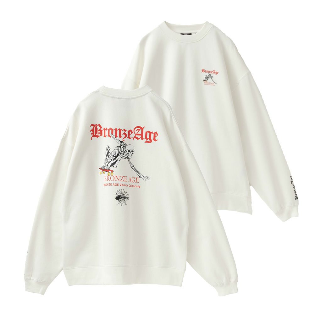 [期間限定価格]【オンラインストア限定】BRONZE AGE スカルビッグトレーナー メンズ商品サムネイル-2