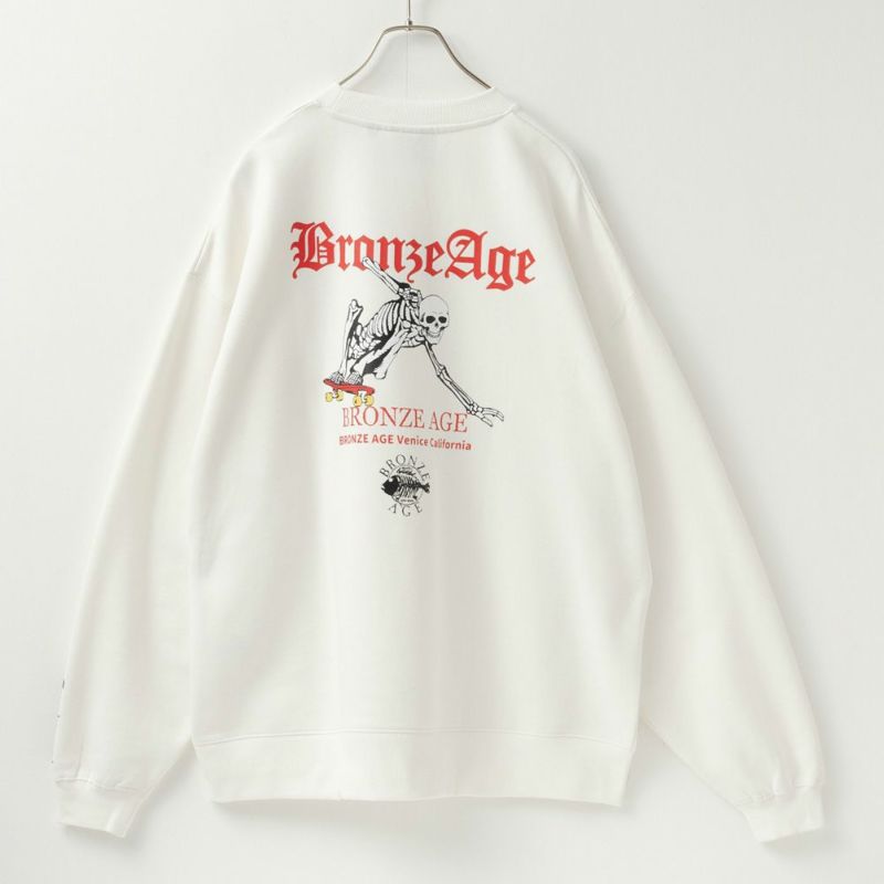 [期間限定価格]【オンラインストア限定】BRONZE AGE スカルビッグトレーナー メンズ商品画像-5