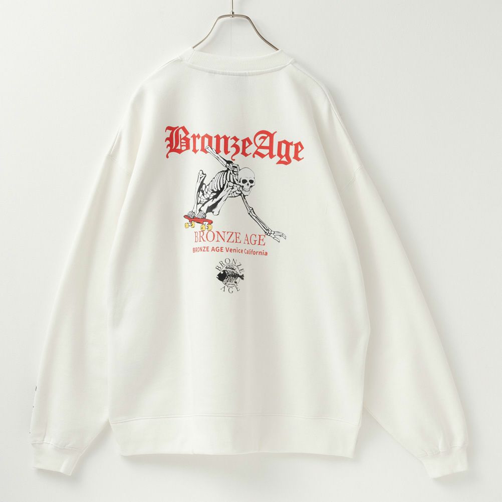 [期間限定価格]【オンラインストア限定】BRONZE AGE スカルビッグトレーナー メンズ商品サムネイル-5