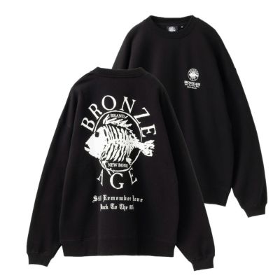 BRONZE AGE サークルロゴビッグトレーナー メンズ
