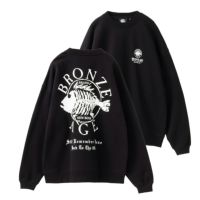 BRONZE AGE サークルロゴビッグトレーナー メンズ