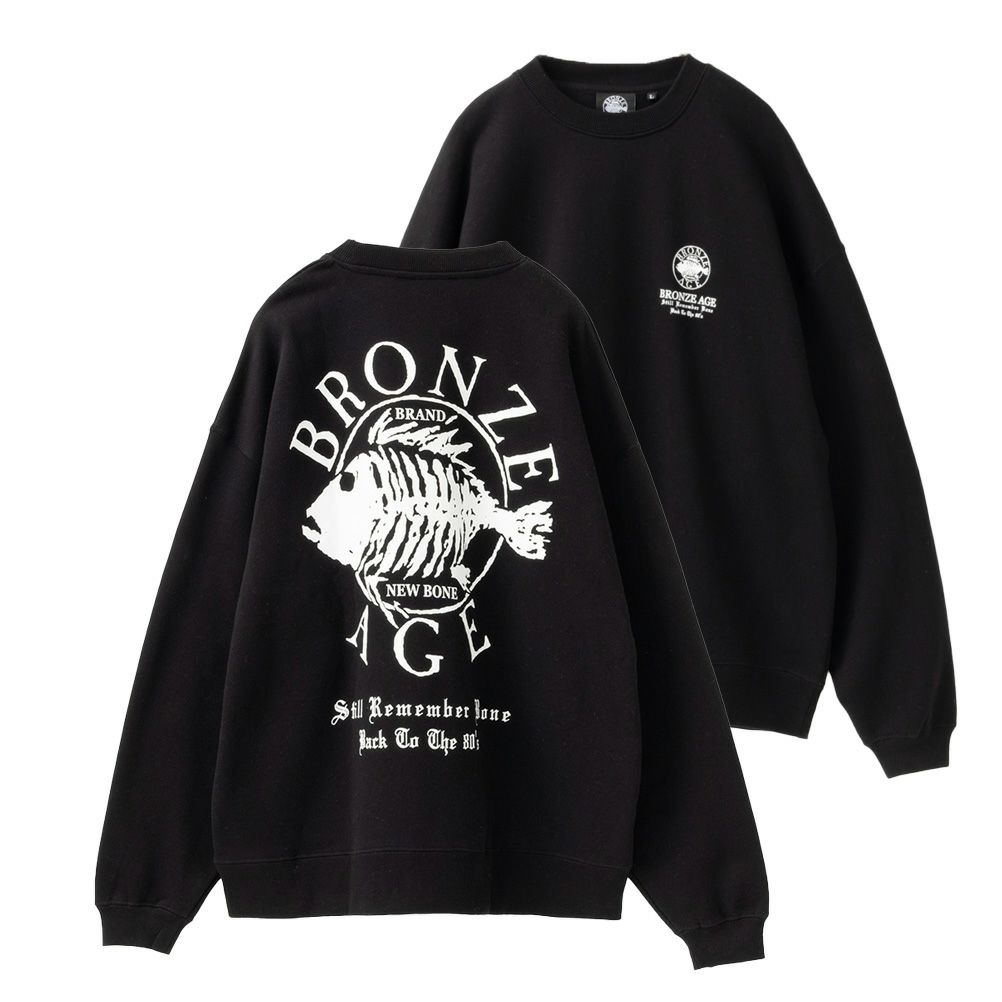 BRONZE AGE サークルロゴビッグトレーナー メンズ