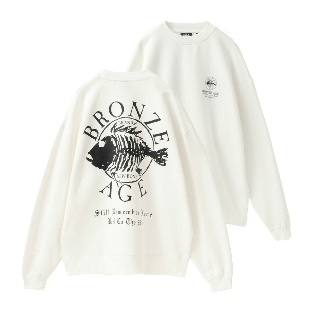 BRONZE AGE サークルロゴビッグトレーナー メンズ