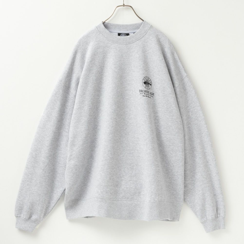 BRONZE AGE サークルロゴビッグトレーナー メンズ