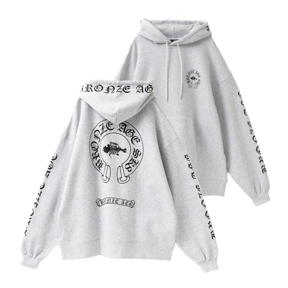 【オンラインストア限定】BRONZE AGE 馬蹄ロゴビッグパーカー メンズ商品サムネイル-3