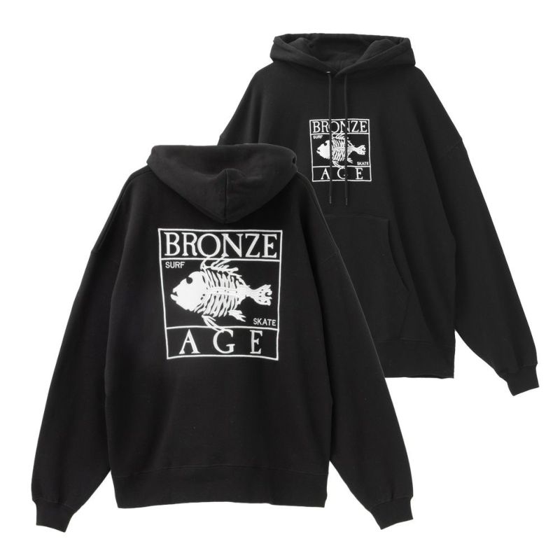 【オンラインストア限定】BRONZE AGE ボックスロゴビッグパーカー メンズ商品画像-1