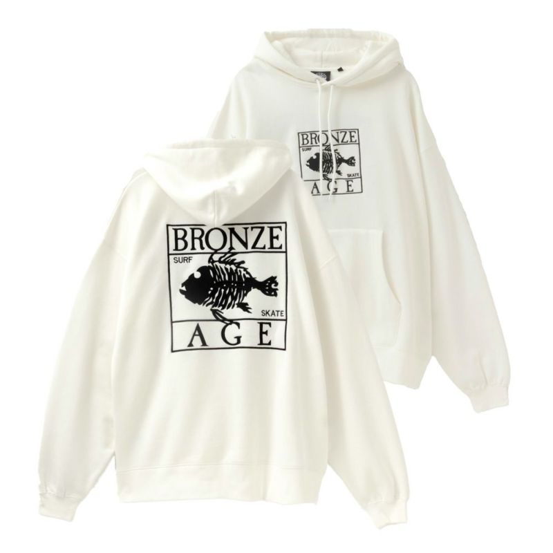 【オンラインストア限定】BRONZE AGE ボックスロゴビッグパーカー メンズ商品画像-2