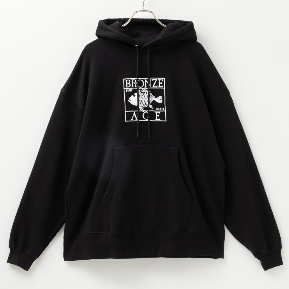 BRONZE AGE ボックスロゴビッグパーカー メンズ