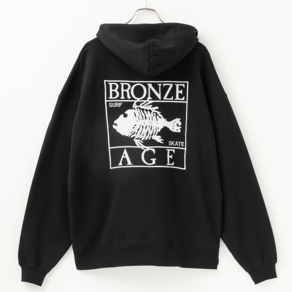 [期間限定価格]【オンラインストア限定】BRONZE AGE ボックスロゴビッグパーカー メンズ商品サムネイル-4