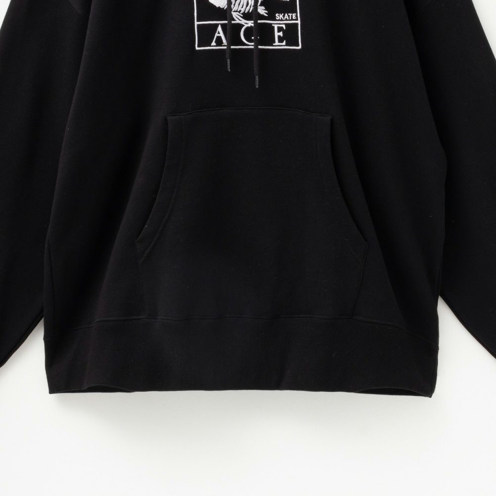 BRONZE AGE ボックスロゴビッグパーカー メンズ