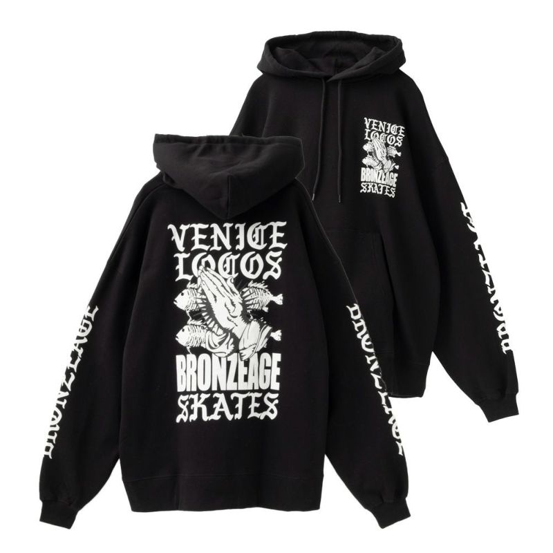 [期間限定価格]【オンラインストア限定】BRONZE AGE ハンドロゴビッグパーカー メンズ商品画像-1