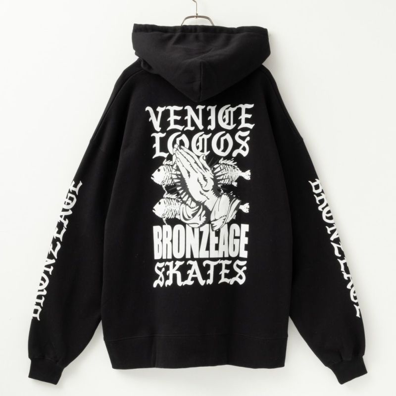 [期間限定価格]【オンラインストア限定】BRONZE AGE ハンドロゴビッグパーカー メンズ商品画像-4