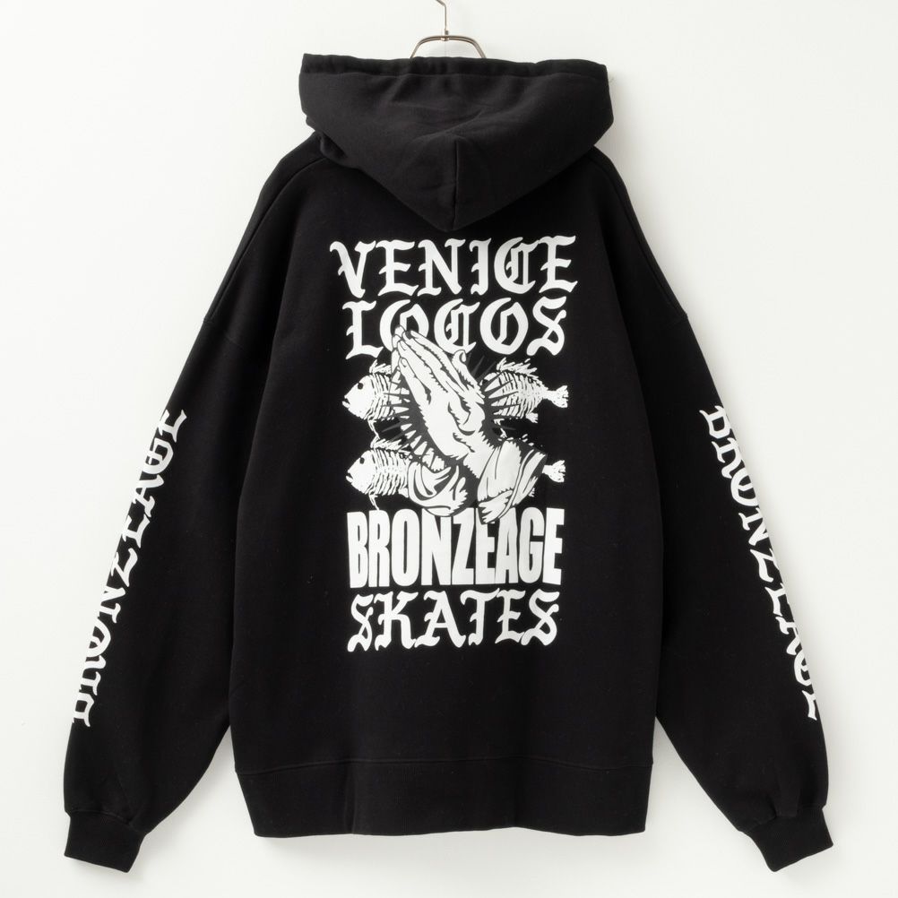 [期間限定価格]【オンラインストア限定】BRONZE AGE ハンドロゴビッグパーカー メンズ商品サムネイル-4