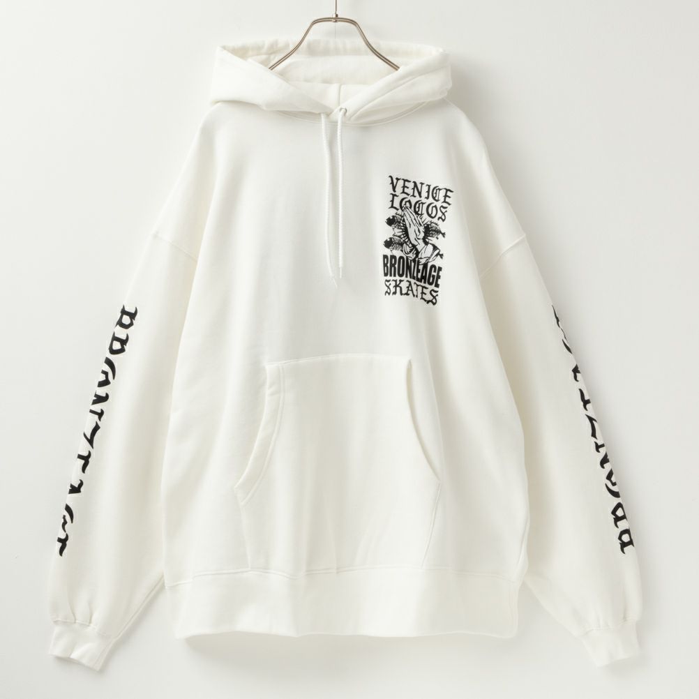 BRONZE AGE ハンドロゴビッグパーカー メンズ