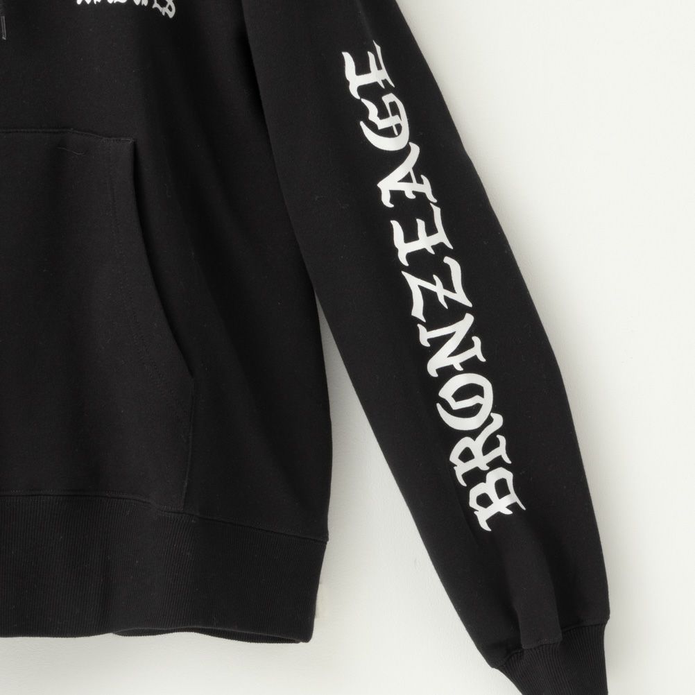 BRONZE AGE ハンドロゴビッグパーカー メンズ