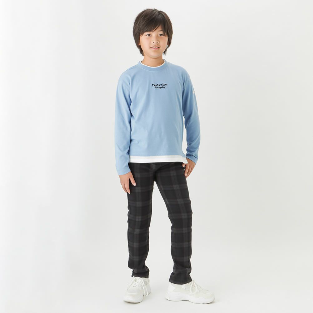 ORGABITS フェイクレイヤードロングスリーブTシャツ キッズ ネコポス 対応商品