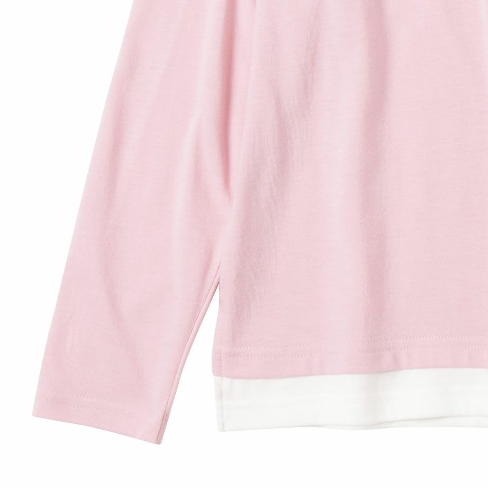 ORGABITS フェイクレイヤードロングスリーブTシャツ キッズ ネコポス 対応商品