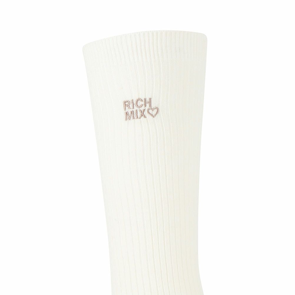 RICH MIX ハイソックス ロゴ刺繍 キッズ