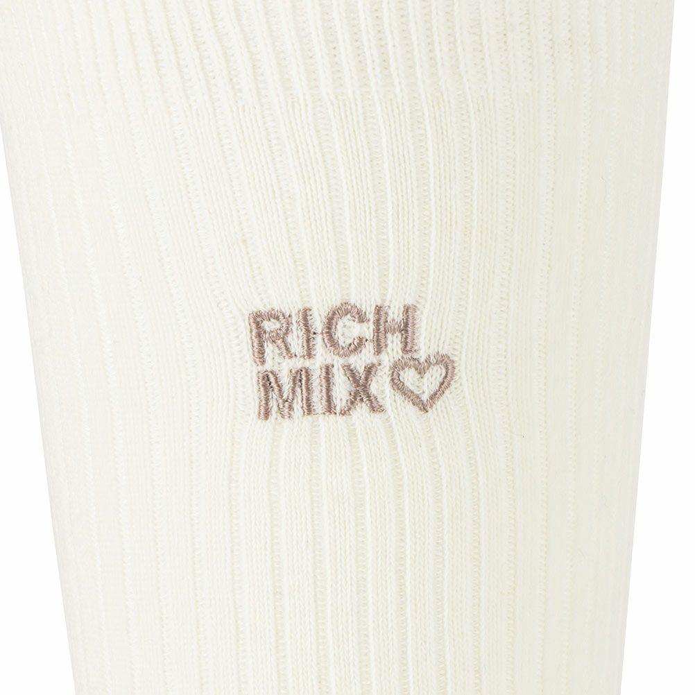 RICH MIX ハイソックス ロゴ刺繍 キッズ