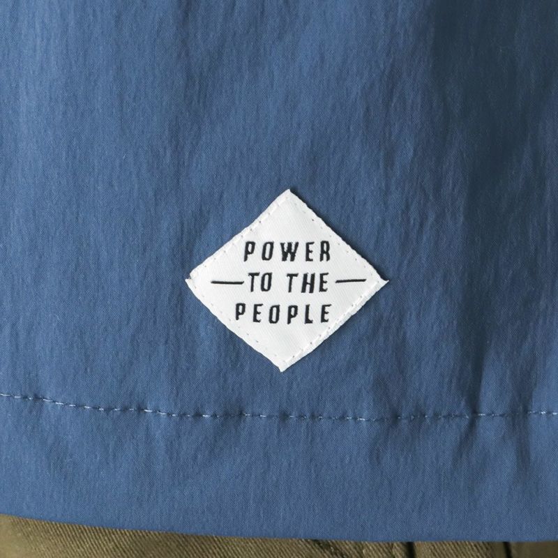 POWER TO THE PEOPLE MOVING マウンテンロールパーカー メンズ