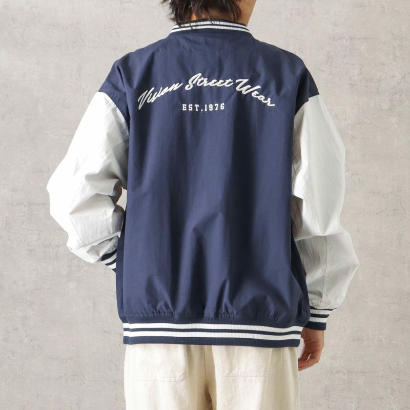 【オンラインストア限定】VISION STREET WEAR  アーチロゴナイロンスタジャン メンズ商品画像-10