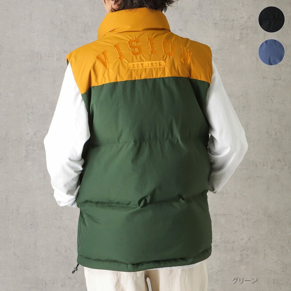 【オンラインストア限定】VISION STREET WEAR 中綿ナイロンベスト メンズ商品サムネイル-1