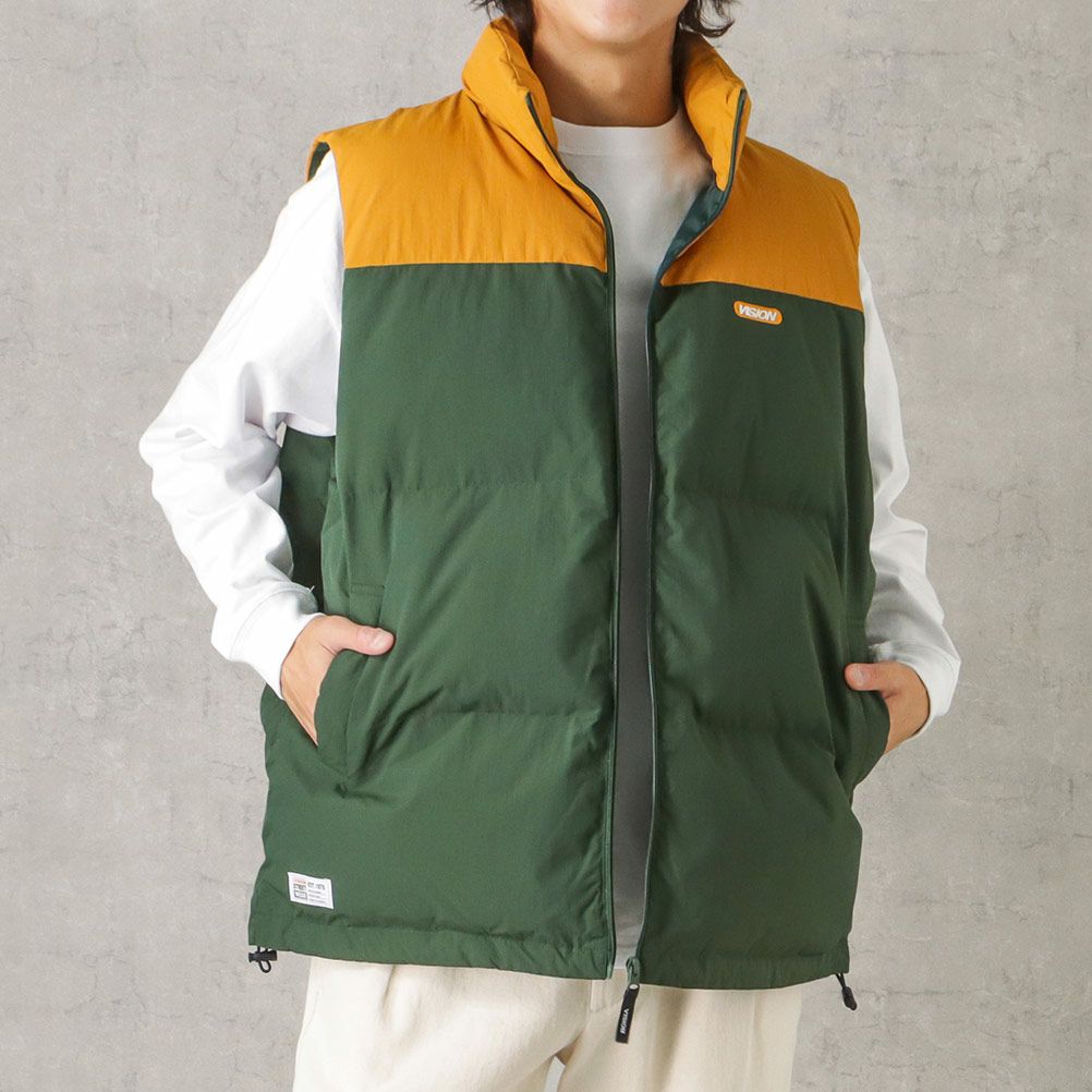 【オンラインストア限定】VISION STREET WEAR 中綿ナイロンベスト メンズ商品サムネイル-2