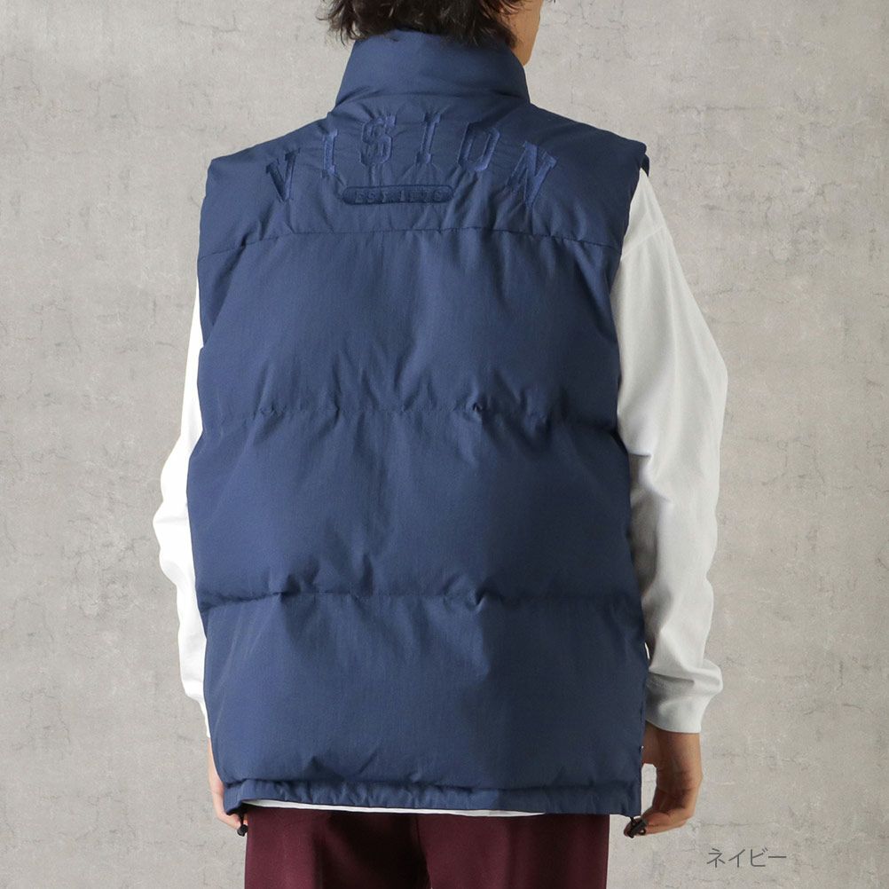【オンラインストア限定】VISION STREET WEAR 中綿ナイロンベスト メンズ商品サムネイル-5