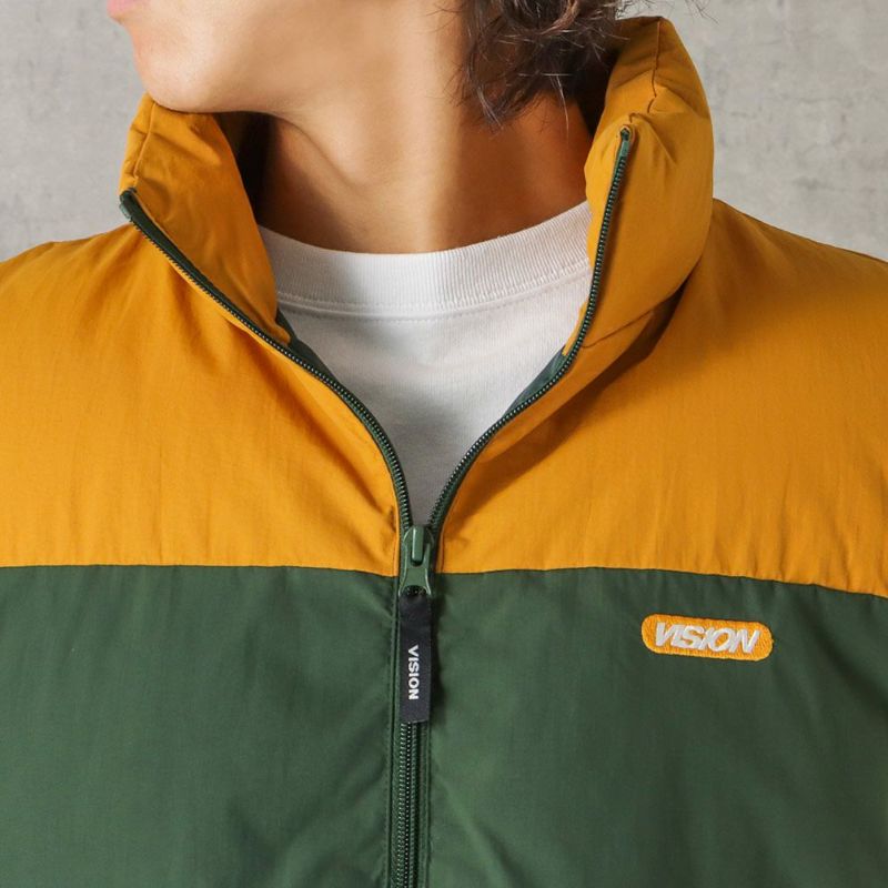VISION STREET WEAR 中綿ナイロンベスト メンズ