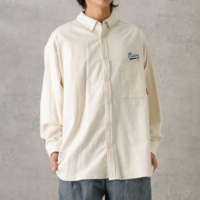 VISION STREET WEAR ワッペンオーバーネルシャツ メンズ商品画像-4