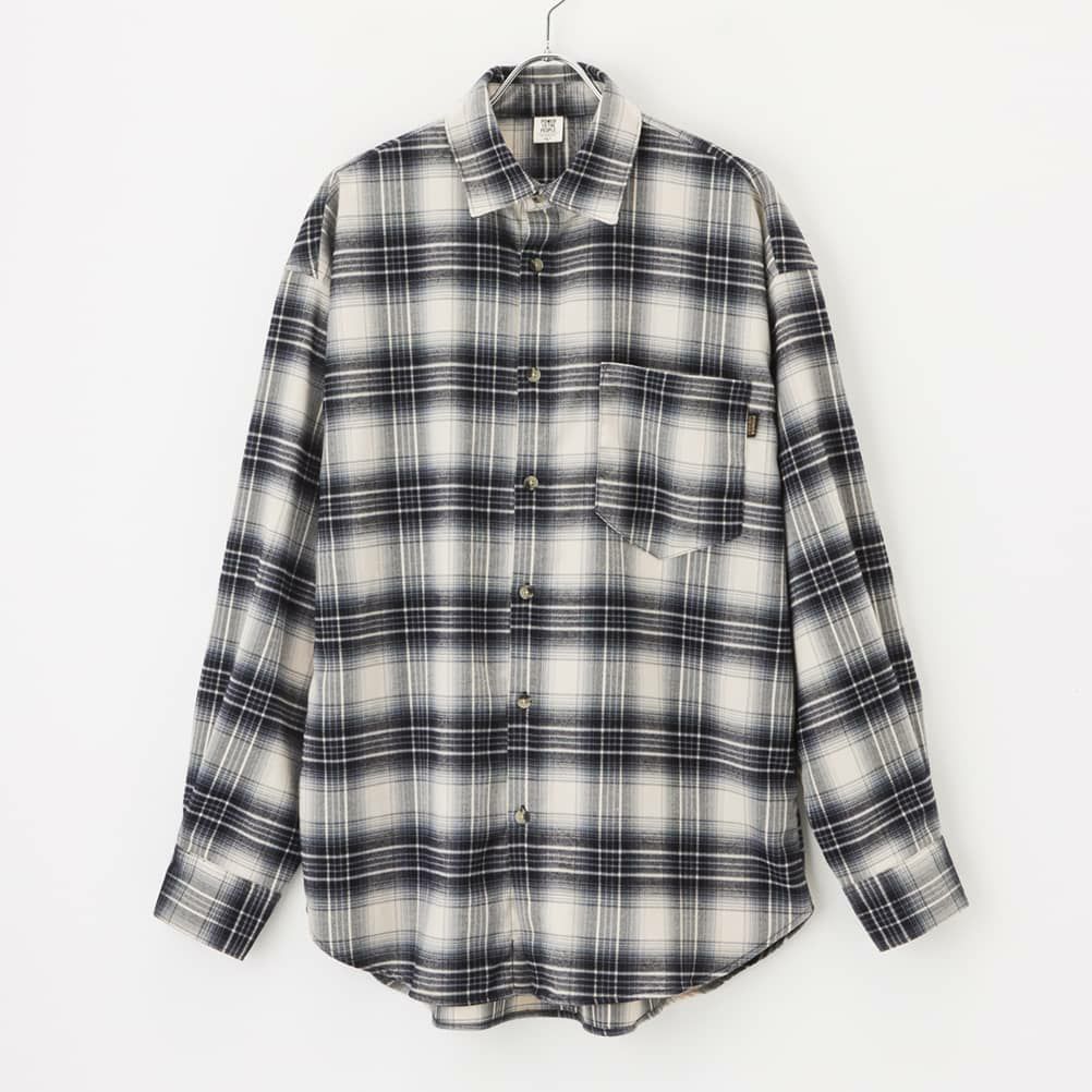[期間限定価格]【オンラインストア限定】POWER TO THE PEOPLE オンブレーチェックシャツ メンズ商品サムネイル-1