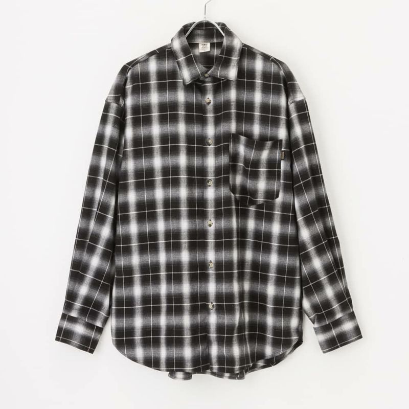 【オンラインストア限定】POWER TO THE PEOPLE オンブレーチェックシャツ メンズ商品画像-2